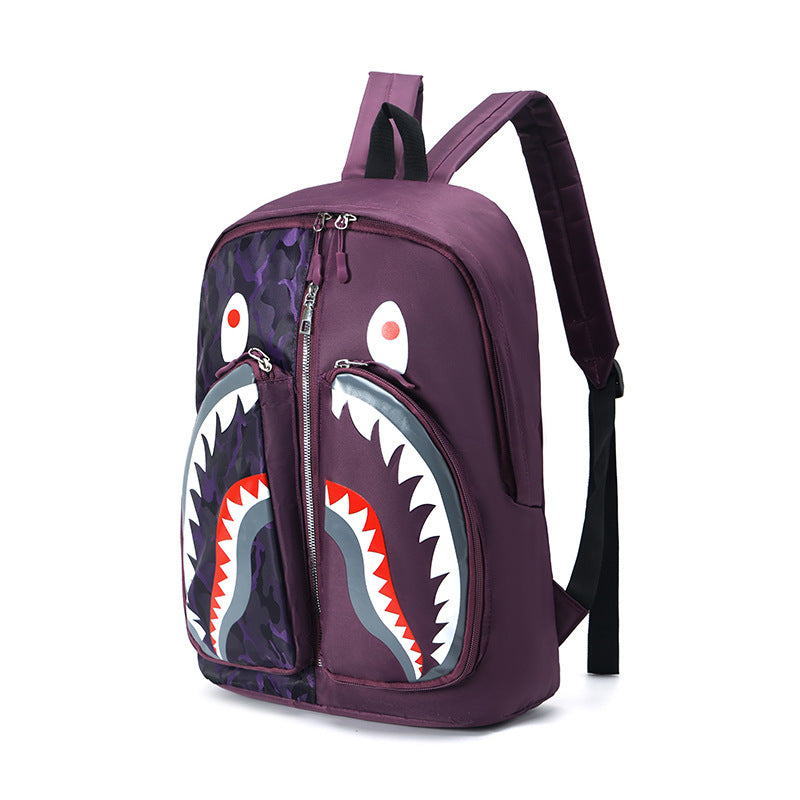 Haifisch-Themen Cartoon Rucksack