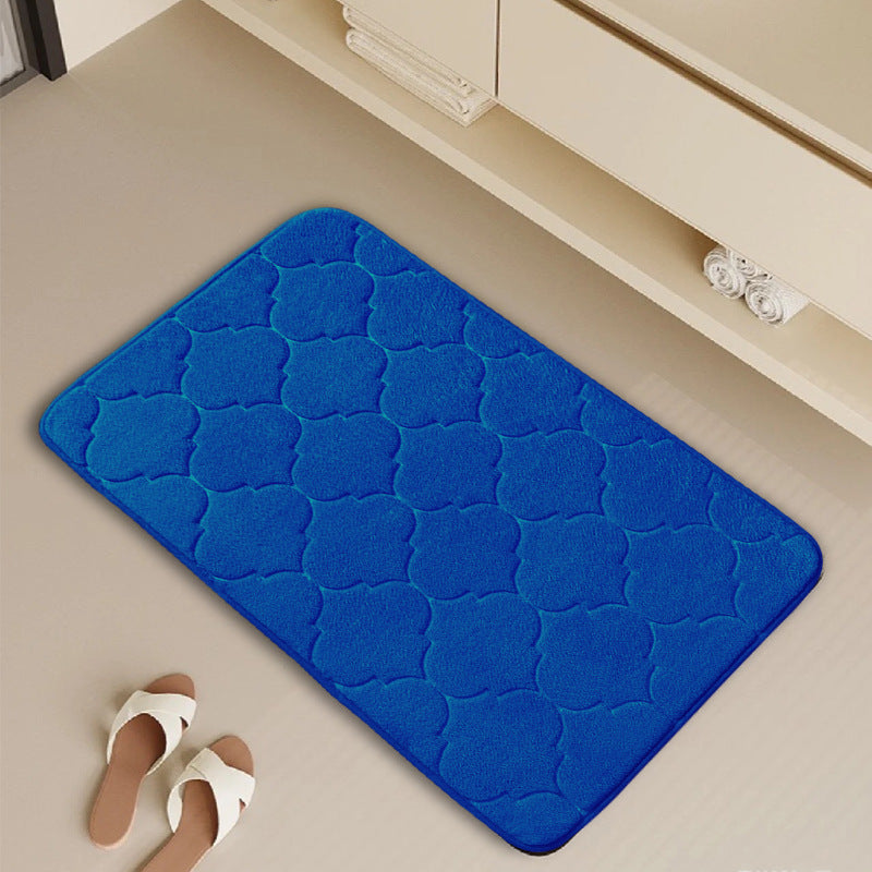 Weicher Plüsch-Memory-Foam-Badeteppich Brehn