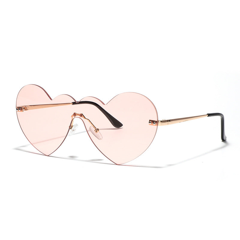 Damen extravagante Herz-Sonnenbrille mit schützenden Gläsern Brehn