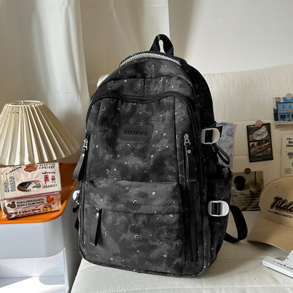 Trendige Sterne und Monde Muster Rucksack Brehn