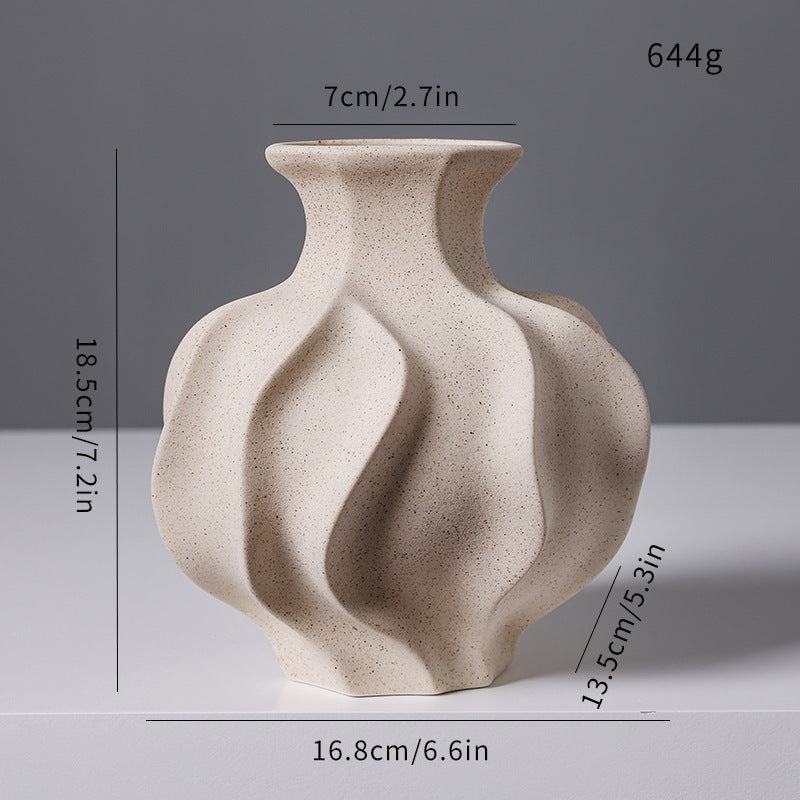 Texturiert Zeitgenössische Keramikvase