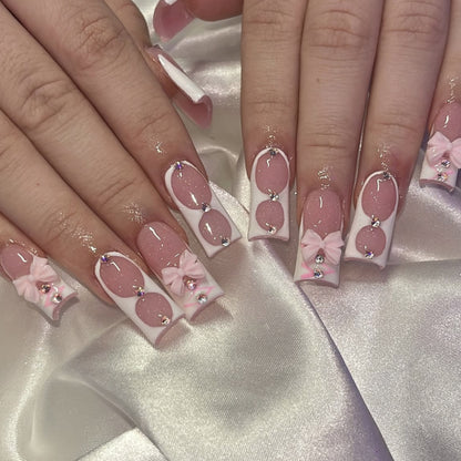 Designer Floral Acryl-Nagelerweiterungen Brehn