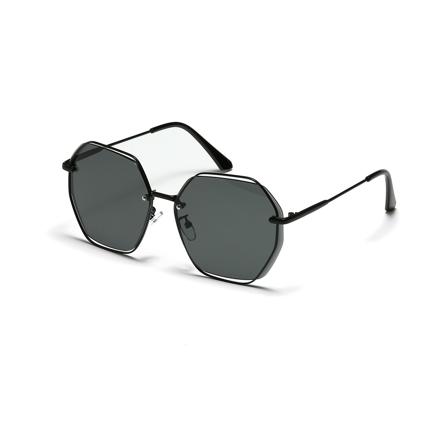 Damen modische achteckige Sonnenbrille mit elegantem Rahmen Brehn