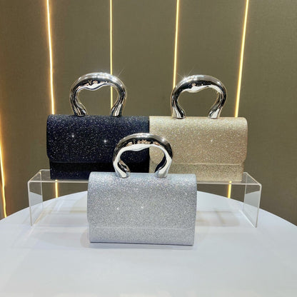 Glitzernde Abendhandtasche
