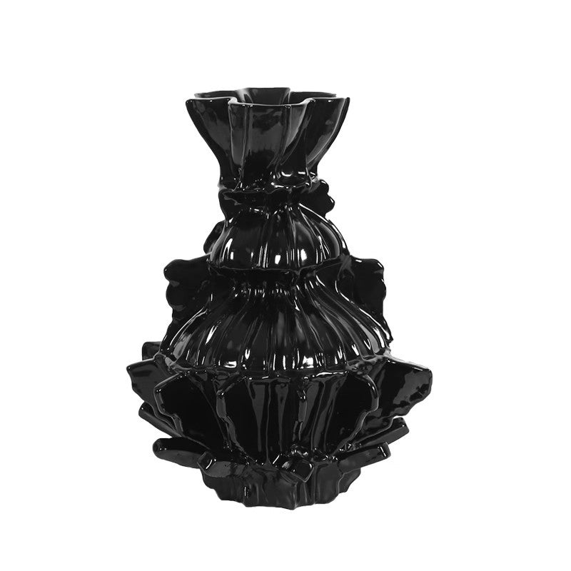 Dekorative skulpturale Blumenvase