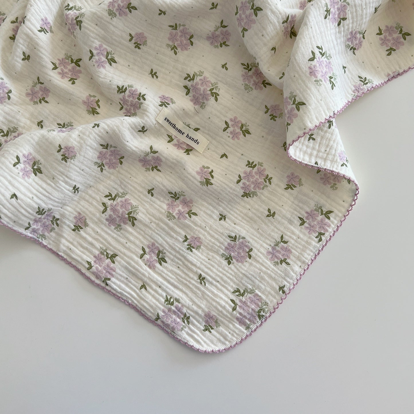 Damen Kuschelige Decke mit floralem Design Brehn