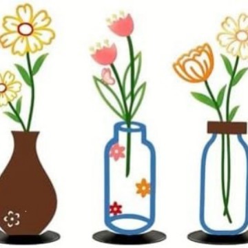 Dekorative Blumen vase Brehn