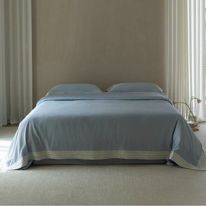 Luxus Baumwoll-Percale Bettbezug Set mit maßgeschneidertem Saum