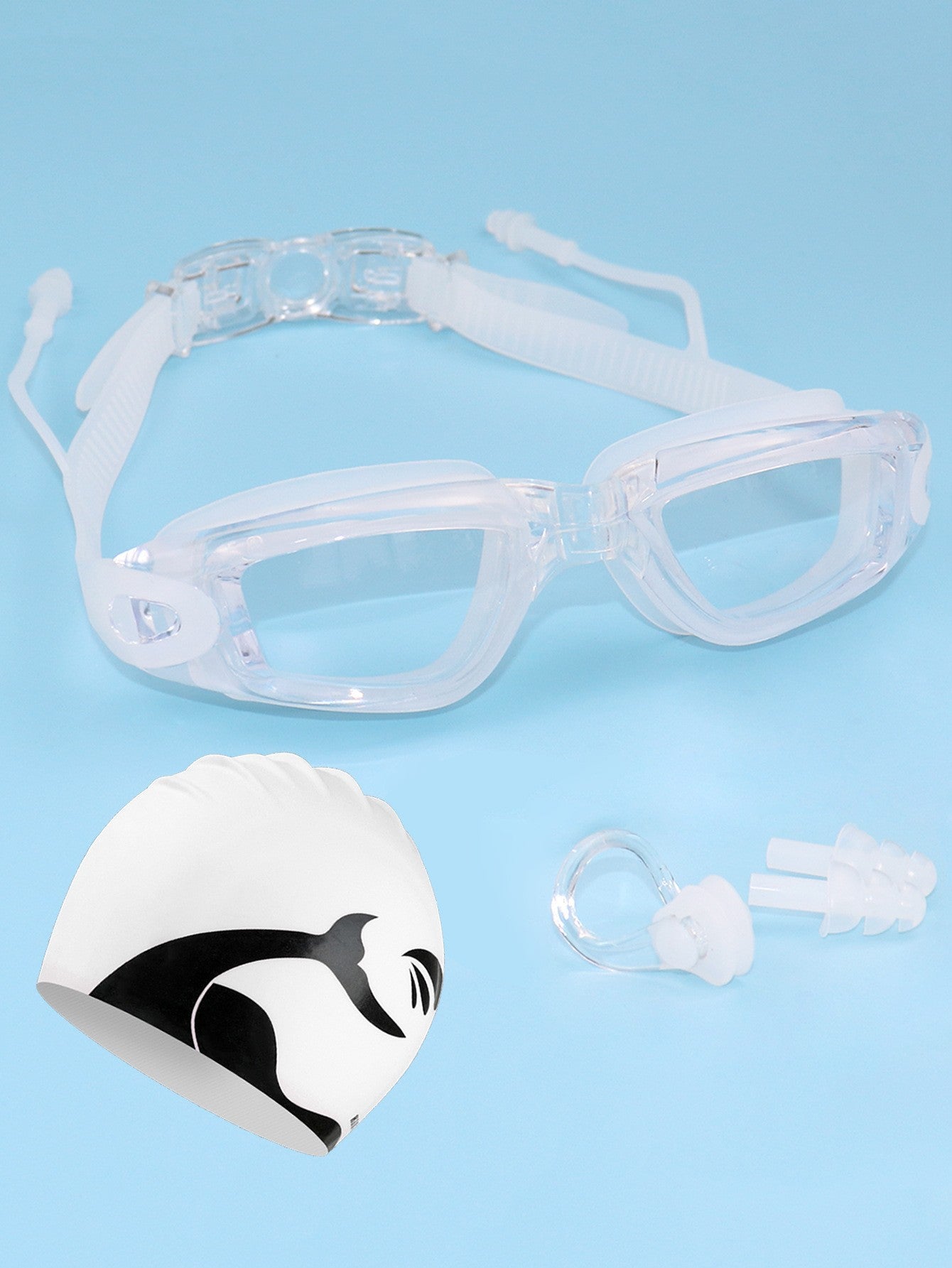 Professionelle Schwimmbrille mit Individuell Einstellbarem Kopfband Brehn