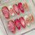 Elegantes Marmor-Themen Press-On Nagel Set Brehn