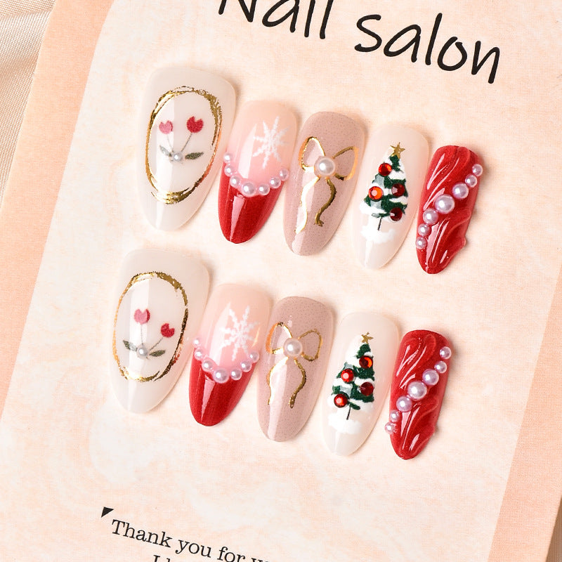 Festliches saisonales Nagelkunst-Set