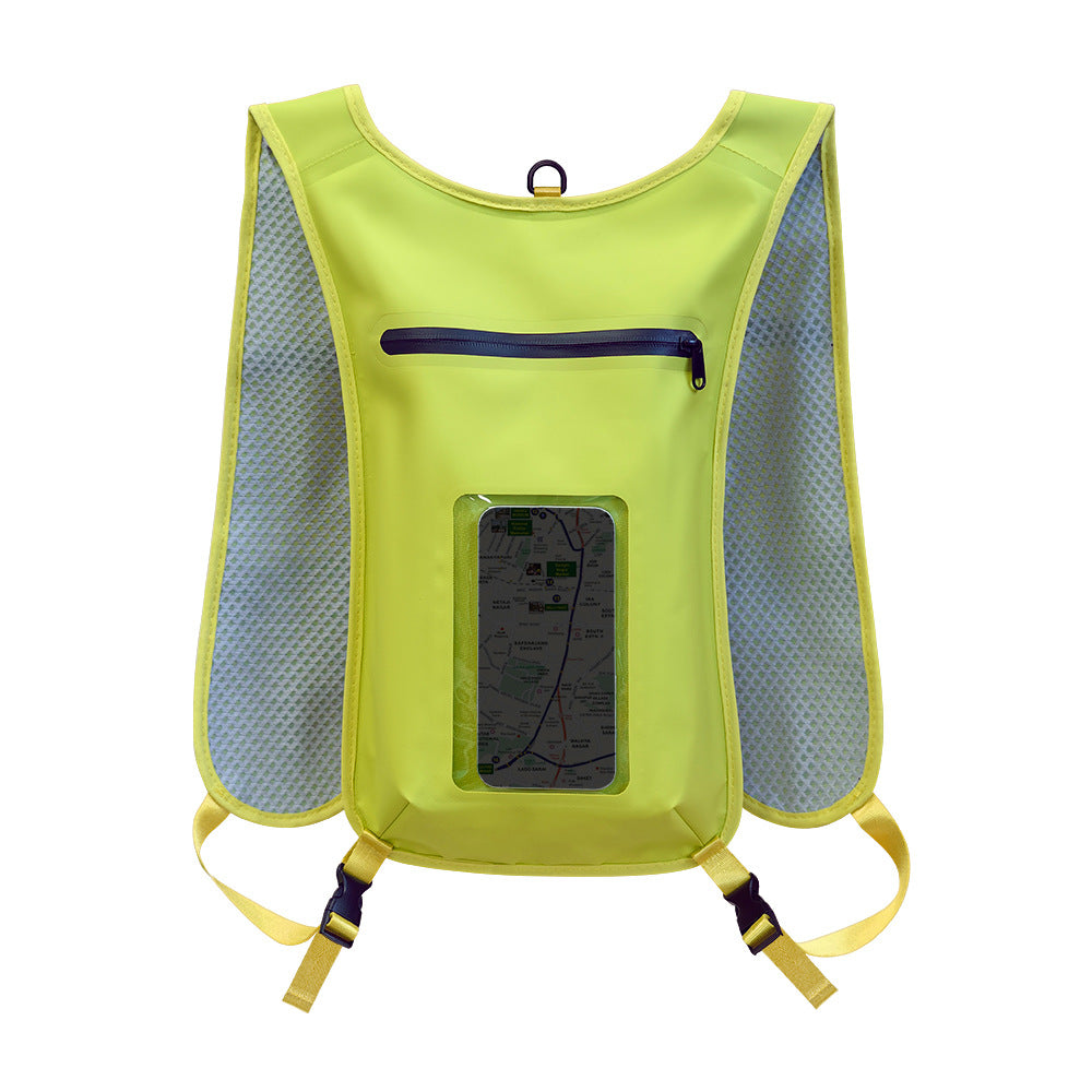 Wasserdichte Smartphone-Rucksack mit Durchsichtiger Fronttasche Brehn