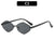 Sechseckige Rahmen Sonnenbrille