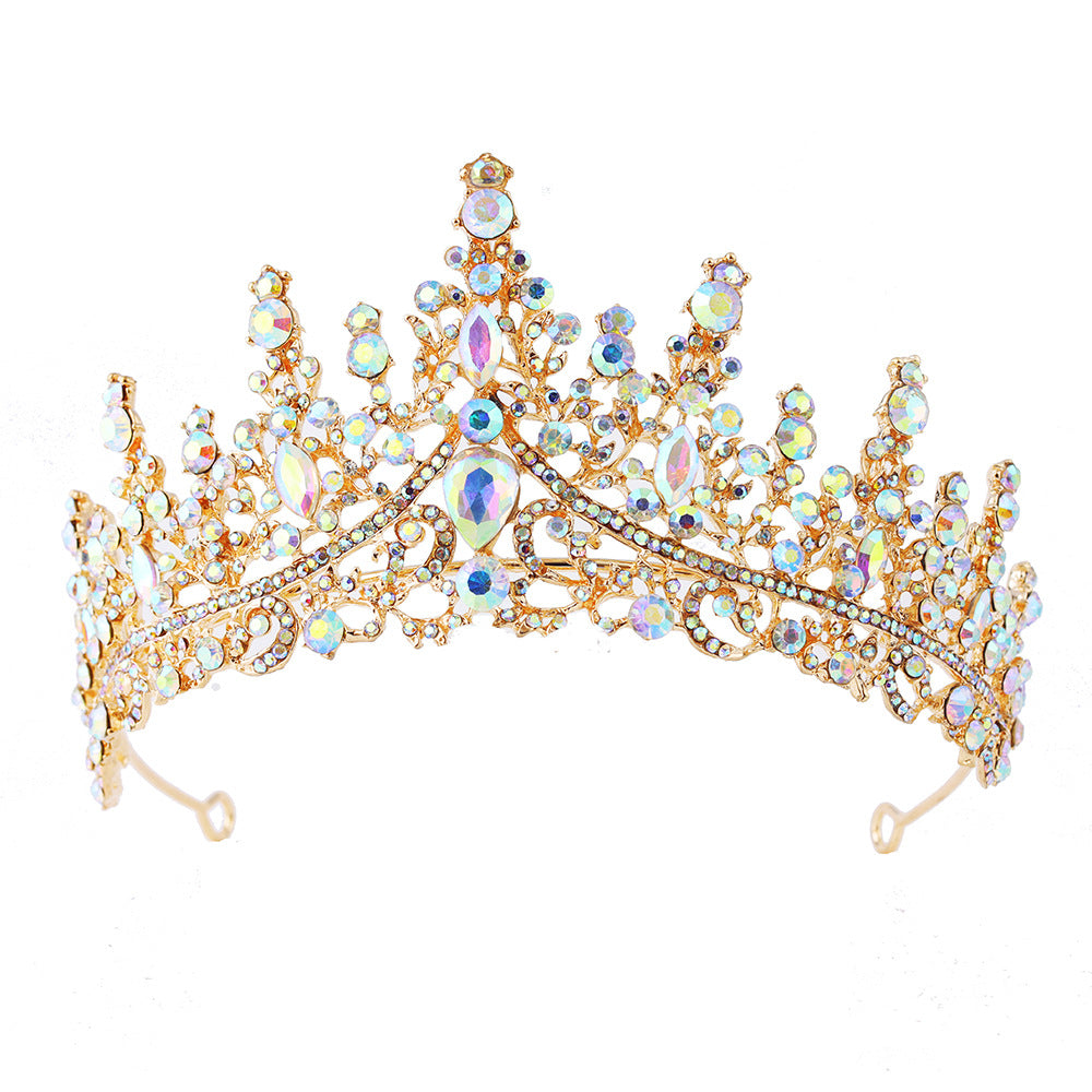 Damen Strass Tiara mit funkelnden Edelsteinen Brehn