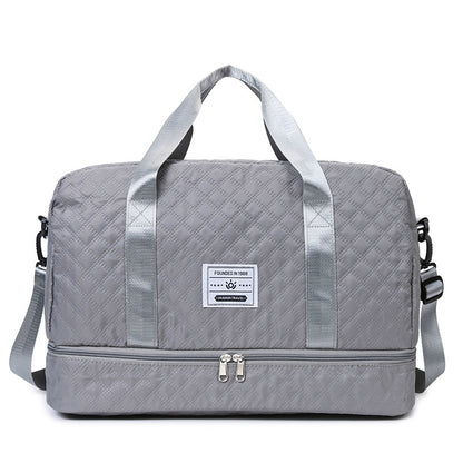Stylische gesteppt Reis Duffle Bag Brehn