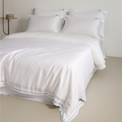 Luxuriöses glattes Satin-Bettwäsche-Set