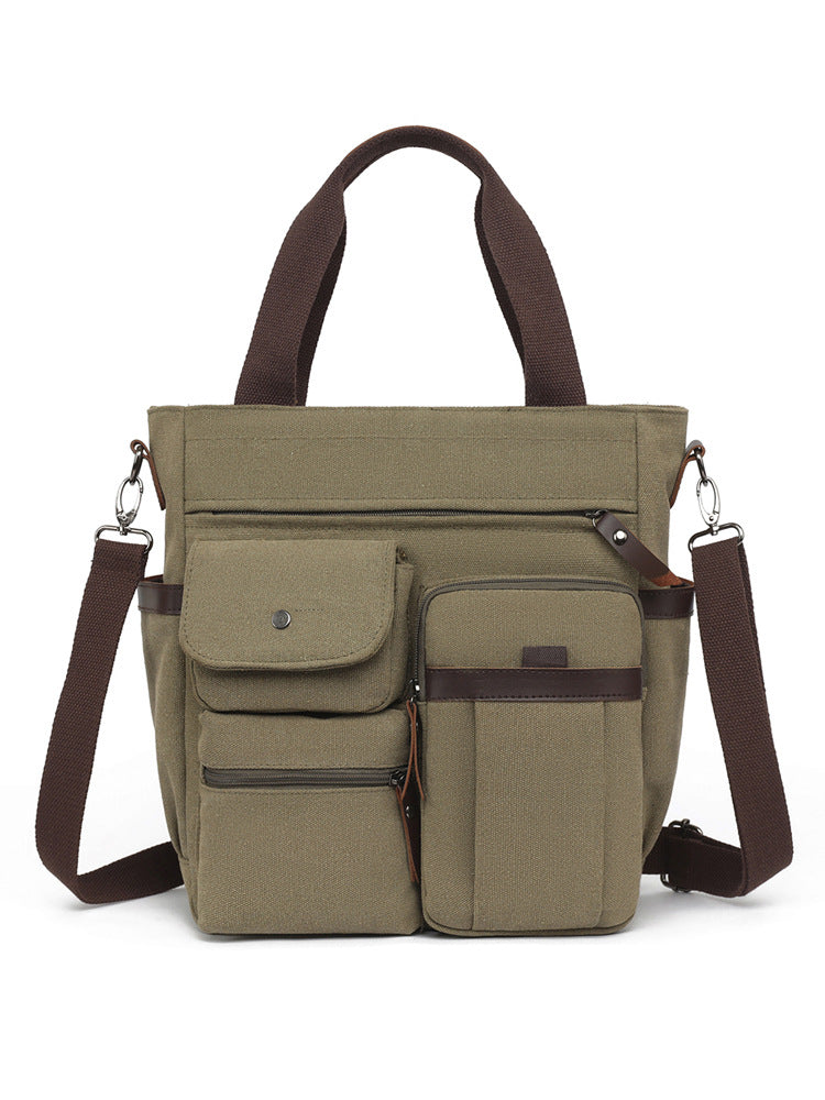 Multi-Taschen Canvas Tragetasche Brehn