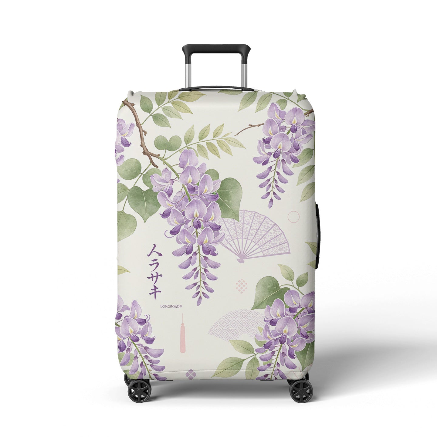 Damen Reisekoffer Brehn Blumendesign mit verstellbarem Griff