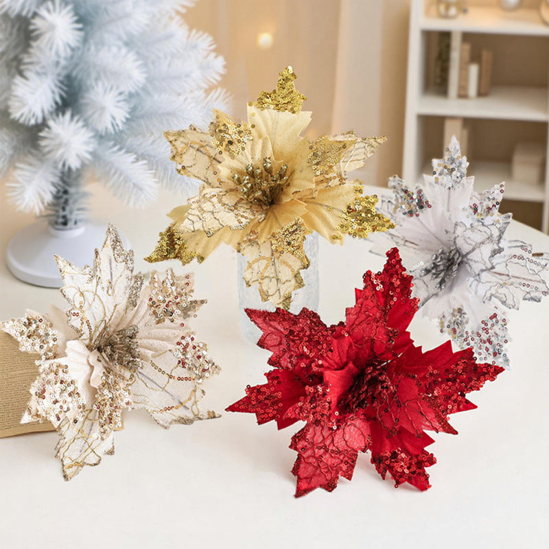 Glamouröse Weihnachtsblüten-Dekoration Brehn