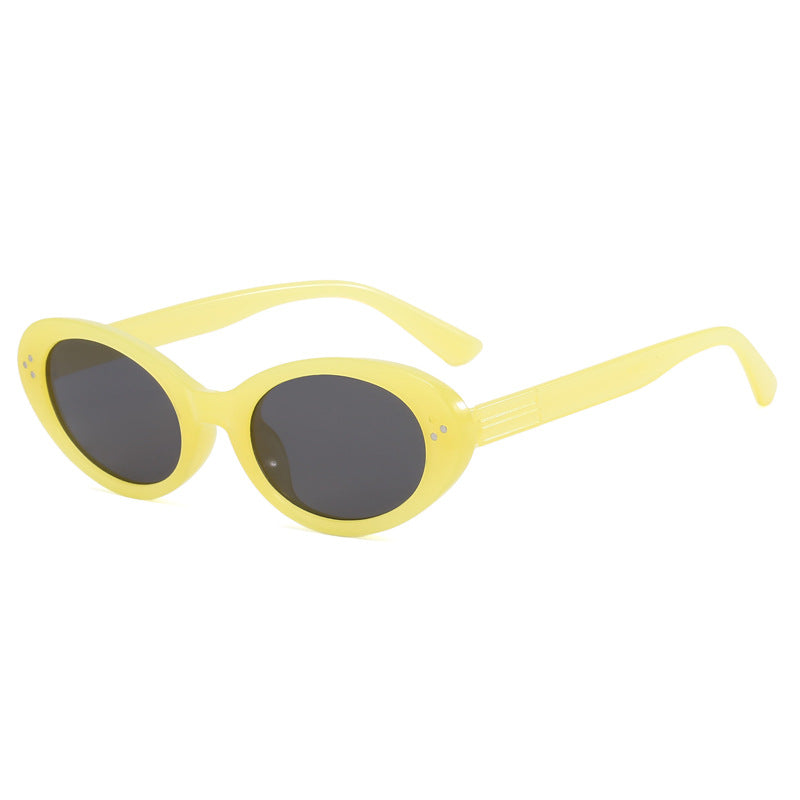 Damen modische Sonnenbrille im eleganten Ovaldesign Brehn