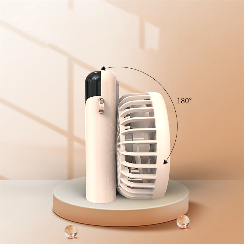 Tragbarer Mini Ventilator mit Usb Aufladung und Digitalanzeige Brehn