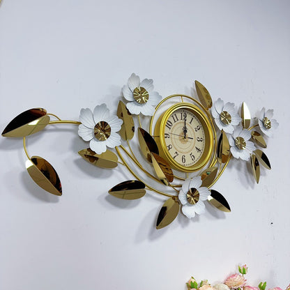 Floral Wanduhr Kunst Decor Brehn