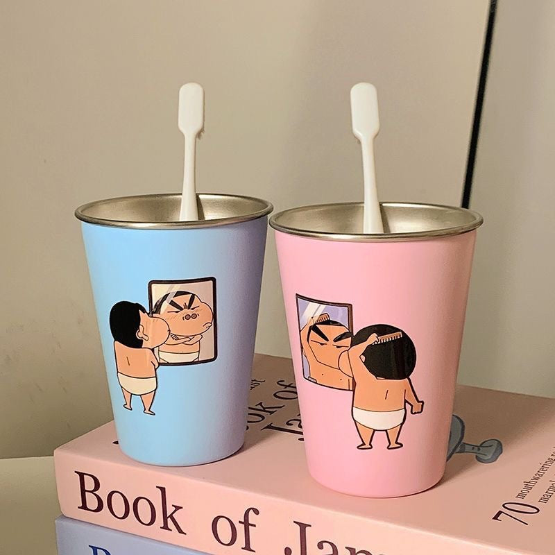 Lustiger Trinkbecher mit Humorvollem Illustrationsdesign Brehn