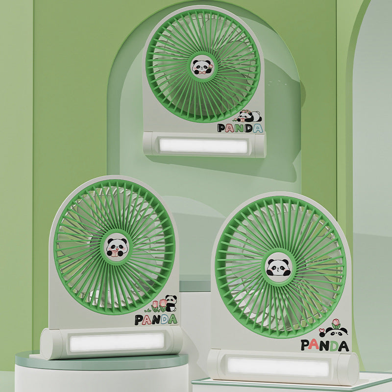 Damen tragbarer Mini-PanVentilator mit süßem Pandamotiv Brehn