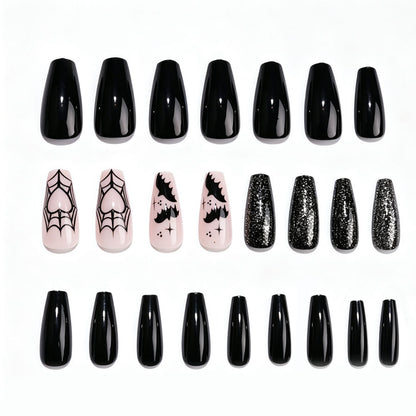 Halloween-Themen Press-On Nagelset Brehn