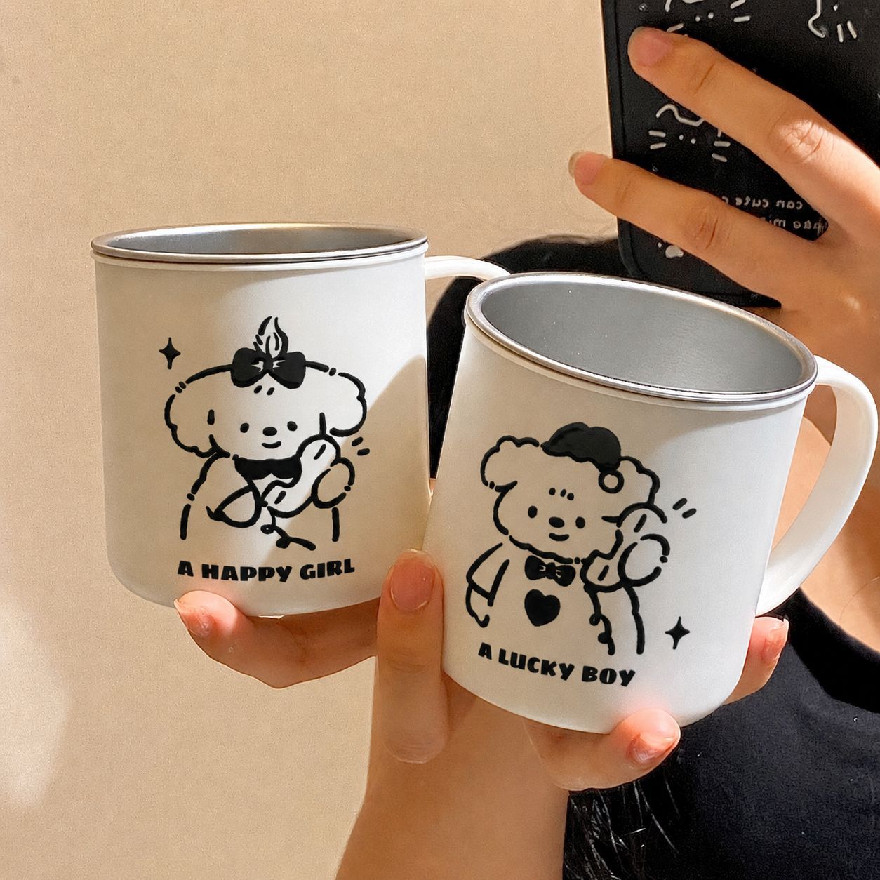 Keramiktasse mit Charmantem Cartoon-Design Brehn