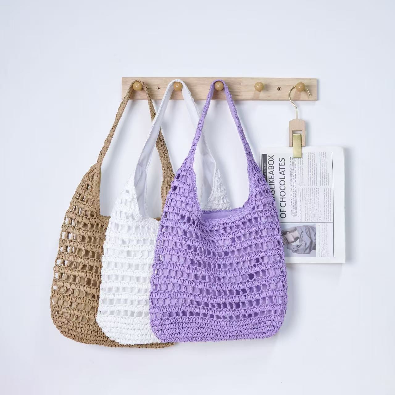 Handgefertigte Makramee Shopper-Tasche Brehn