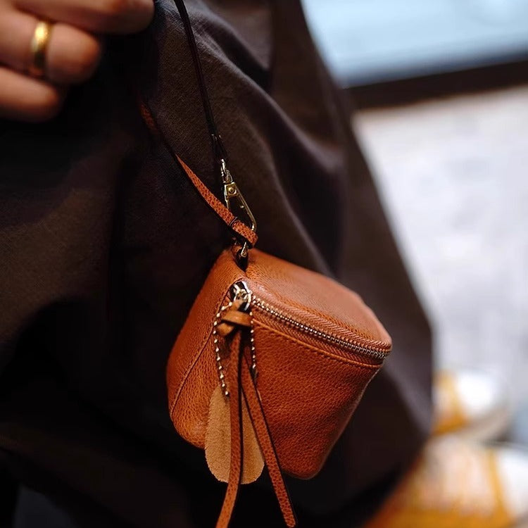 Kompakte Reißverschluss Kosmetiktasche Brehn