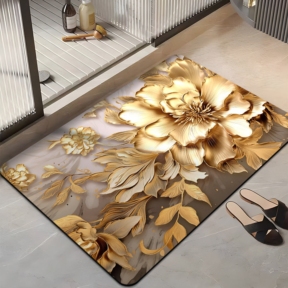 Floral Design Badezimmermatte Brehn