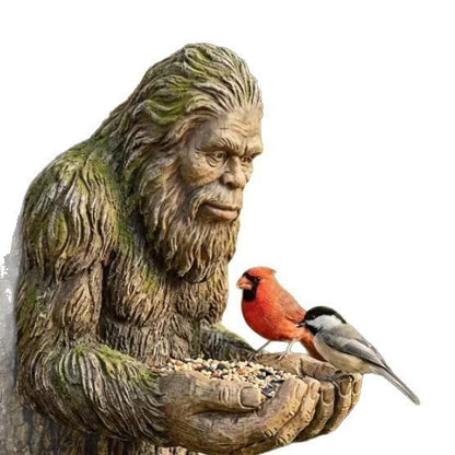 Dekorativer Bigfoot Vogelfütterer Brehn