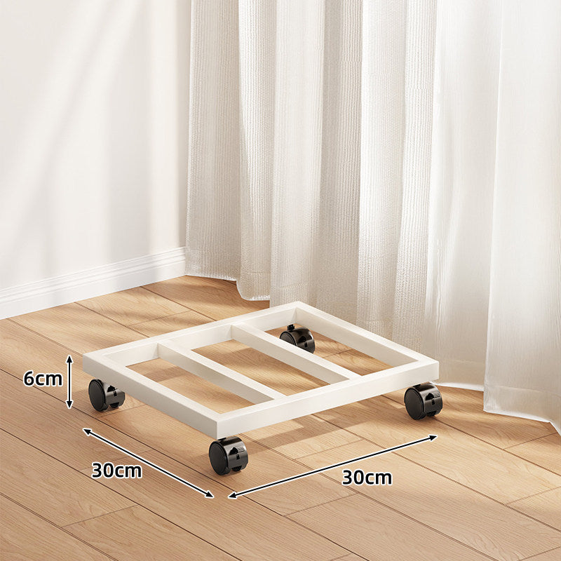 Niedrigprofilierter runder Blumentopf-Dolly mit 360° drehbaren Rollen