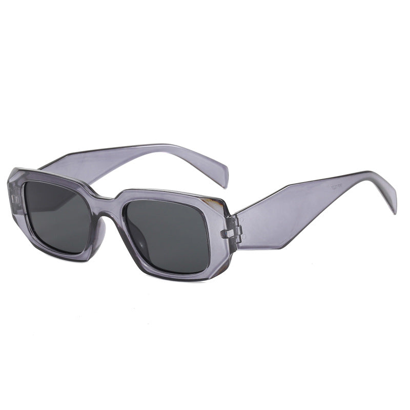 Damen modische oversized Sonnenbrille im angesagten Rechteck-Design Brehn