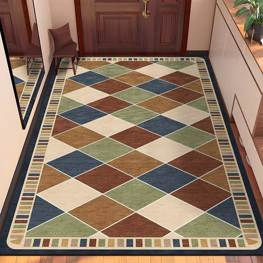 Künstlerischer geometrischer Teppich