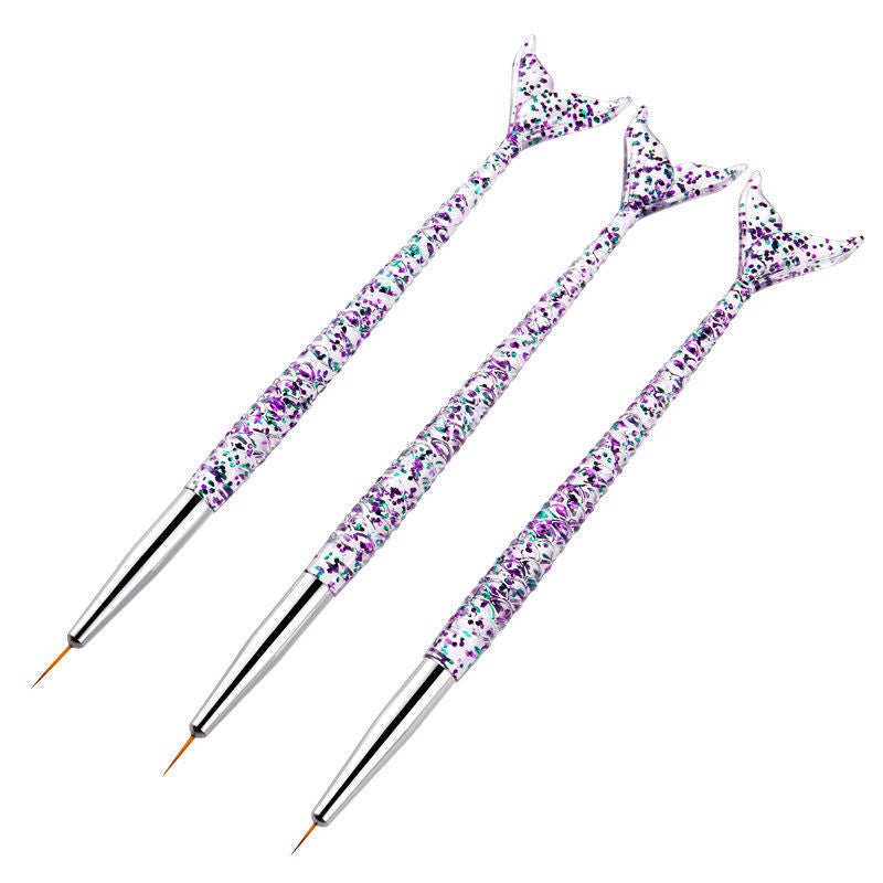 Mermaid Tail Nail Art Pinselset Brehn