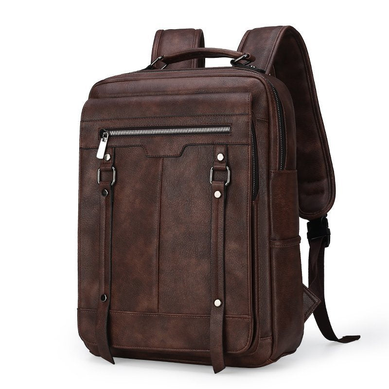 Premium Vintage Leder Rucksack Brehn