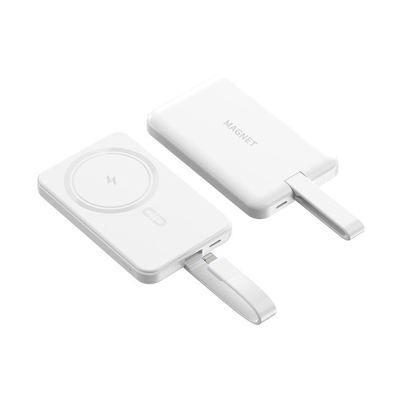 Magnetische Powerbank mit kabelloser Ladefunktion und integrierter Schnellladung Brehn
