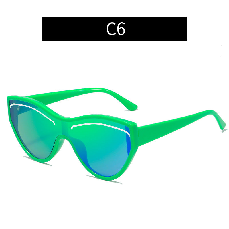 Futuristische geometrische Schild Sonnenbrille 1787664419