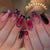 Blumeninspiriertes elegantes Press-On-Nagelset Brehn
