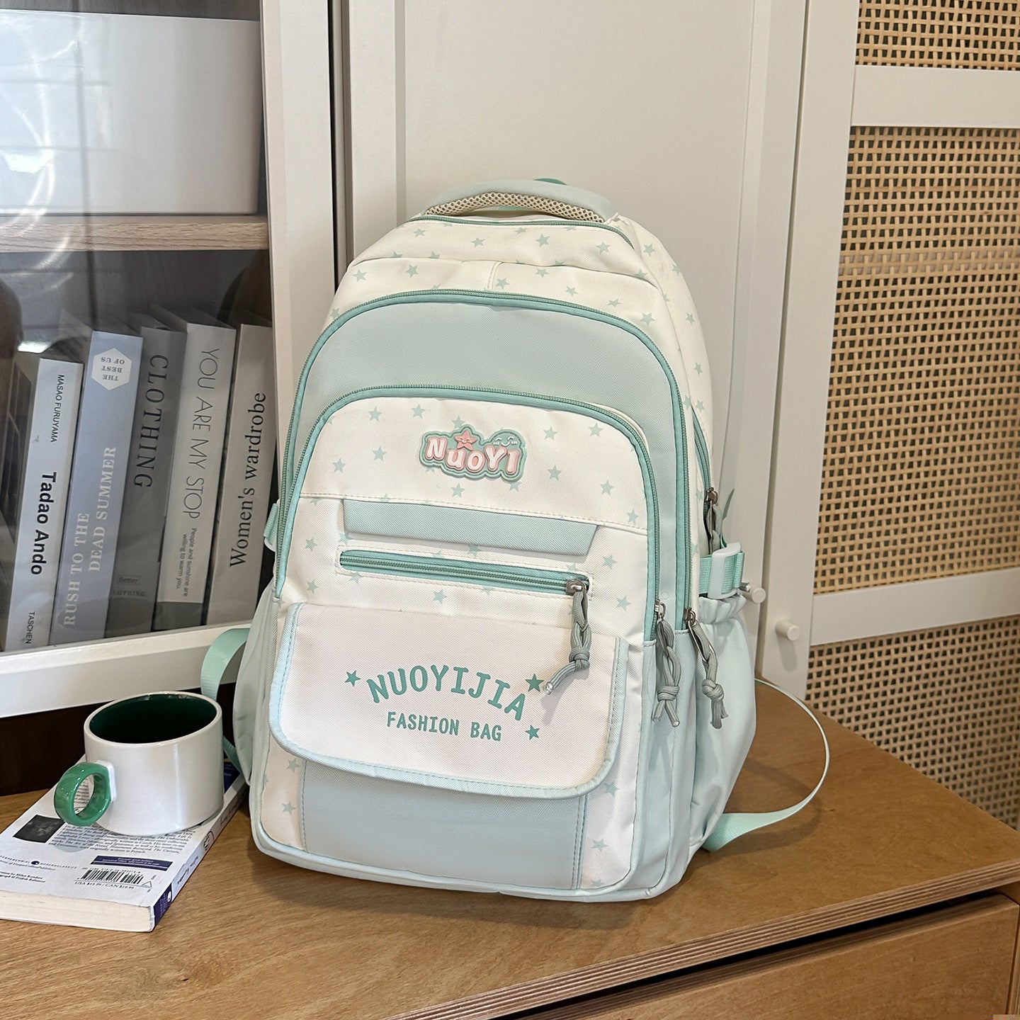 Große Kapazität Multi-Taschen Mode Schulrucksack