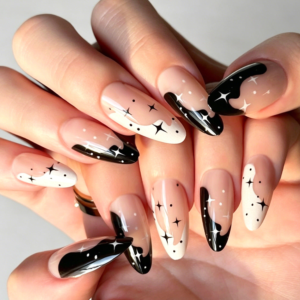 Künstlerische galaktische Nail Art zum Aufkleben Brehn
