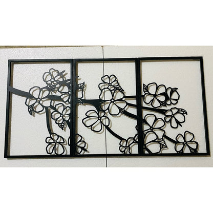 Dekorative florale Metallwandkunst-Panel Brehn