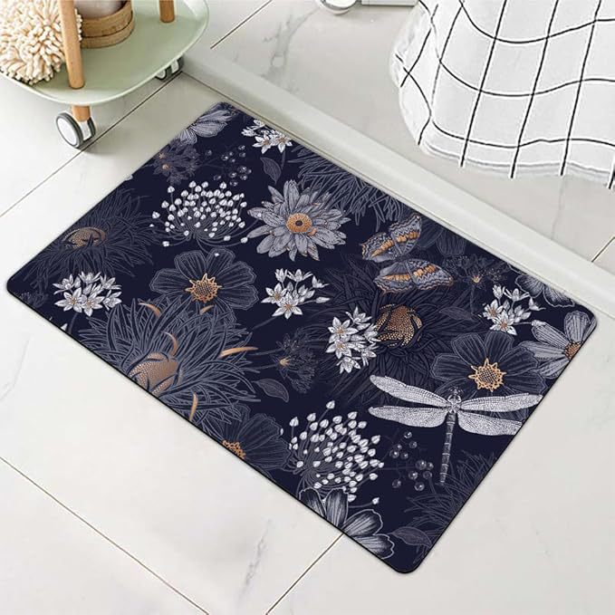 Stylische Wasserabweisende Badematte Brehn