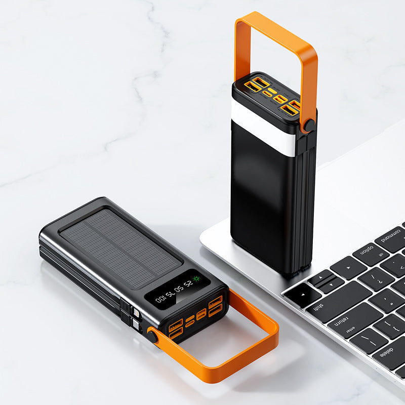 Tragbare Solar-Powerbank mit Multifunktionaler Ladeanzeige Brehn