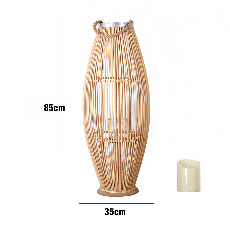 Elegante Rattan-Laterne Brehn