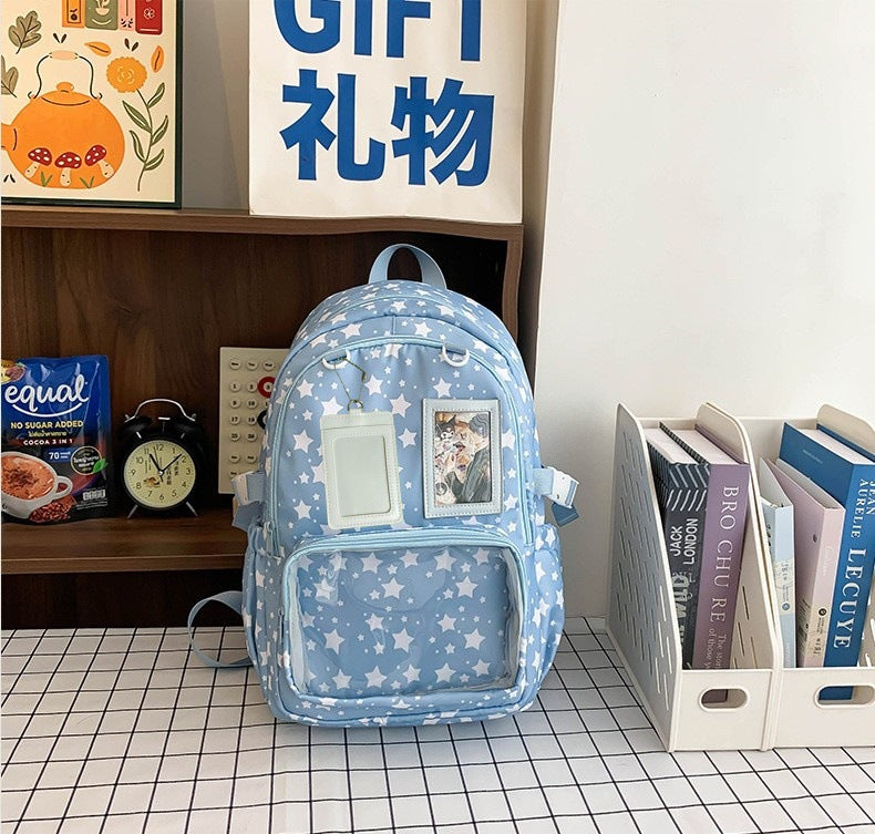 Stern-Muster College Schule Rucksack