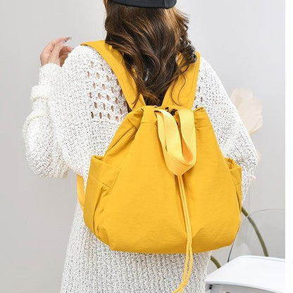 Lässiger Kordelzug Rucksack Brehn